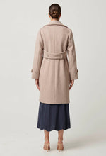Load image into Gallery viewer, Sutton Wool Blend Double Breasted Coat - Oat