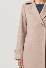 Load image into Gallery viewer, Sutton Wool Blend Double Breasted Coat - Oat