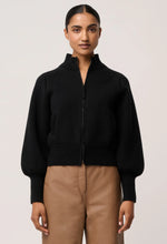 Load image into Gallery viewer, Jeanne Wool Blend Jacket - Black