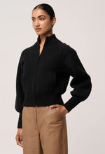 Load image into Gallery viewer, Jeanne Wool Blend Jacket - Black