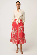 Load image into Gallery viewer, Harper Skirt - Crimson Palms