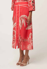 Load image into Gallery viewer, Harper Skirt - Crimson Palms