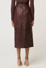 Load image into Gallery viewer, Hypnotic Midi Skirt - Oxblood