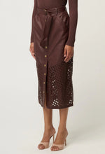 Load image into Gallery viewer, Hypnotic Midi Skirt - Oxblood