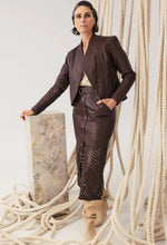 Load image into Gallery viewer, Hypnotic Midi Skirt - Oxblood
