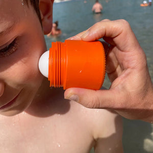 Refillable Sunscreen Applicator - Desert Orange