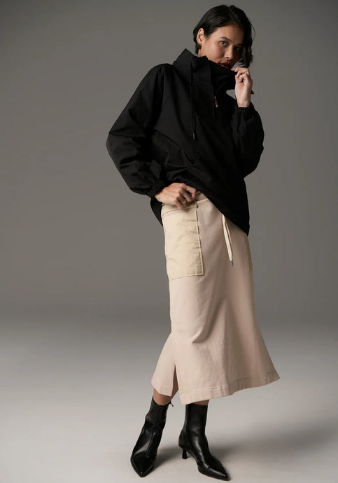 Nuray Cargo Skirt - Pebble