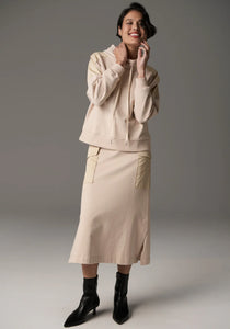 Nuray Cargo Skirt - Pebble