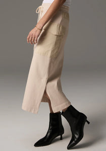 Nuray Cargo Skirt - Pebble
