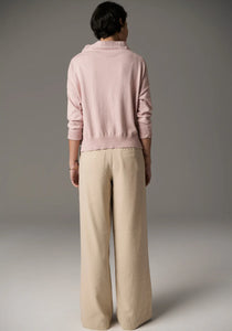 Beech Drawcord Knit - Pink