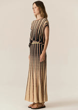 Load image into Gallery viewer, Tedd Knit Skirt - Ink/Camel