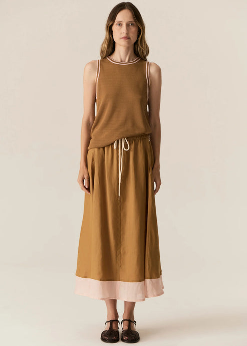 Tedd Knit Tank - Ginger /Pink