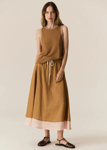 Tedd Knit Tank - Ginger /Pink