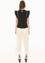 Load image into Gallery viewer, Nova Frill Top - Black