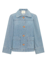 Load image into Gallery viewer, Andie Denim Jacket - Blue Wash