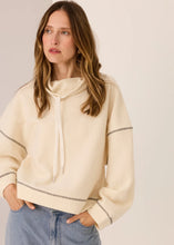 Load image into Gallery viewer, Jude Draw Cord Knit - Ivory / Charcoal