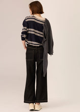 Load image into Gallery viewer, Parrel Polo Knit - Ink/Pebble