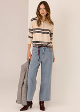 Load image into Gallery viewer, Parrel Polo Knit - Pebble/Ink