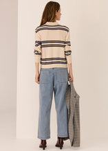 Load image into Gallery viewer, Parrel Polo Knit - Pebble/Ink