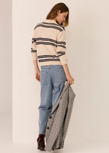 Load image into Gallery viewer, Parrel Polo Knit - Pebble/Ink