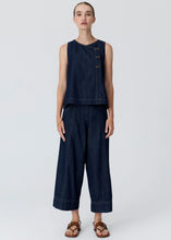 Load image into Gallery viewer, Anise Denim Button Tank - Denim