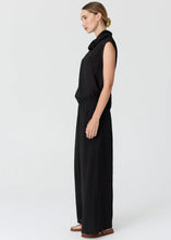 Load image into Gallery viewer, Fennel Cowl Neck Top - Black