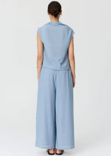 Load image into Gallery viewer, Fennel Cowl Neck Top - Blue