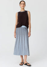 Load image into Gallery viewer, Evlyn Knit Tank - Choc/Ink