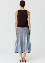 Load image into Gallery viewer, Evlyn Knit Tank - Choc/Ink