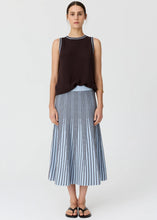 Load image into Gallery viewer, Evlyn Knit Tank - Choc/Ink