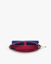 Load image into Gallery viewer, Paige Wallet - Cobalt Suede