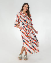 Load image into Gallery viewer, Palm Beach Shirt Dress - River