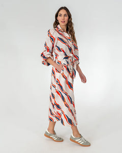 Palm Beach Shirt Dress - River