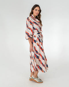 Palm Beach Shirt Dress - River