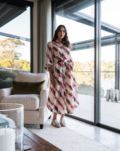 Palm Beach Shirt Dress - River