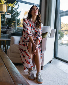 Palm Beach Shirt Dress - River