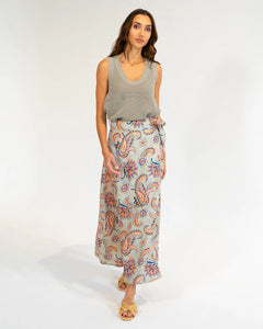 Palm Cove Knit Tank - Khaki