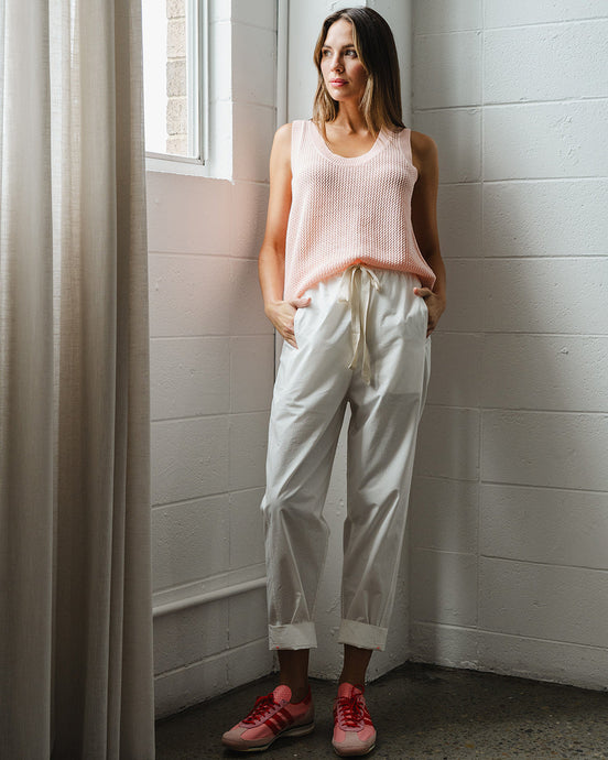 Byron Pant - White
