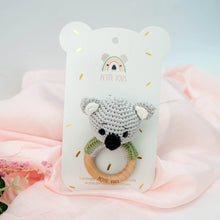 Load image into Gallery viewer, 100% Cotton Crochet Ring Rattle - Ozzie Koala