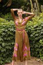 Load image into Gallery viewer, Mary Silky Maxi Dress - Veronika Olive Pink