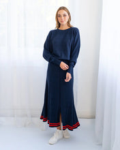 Load image into Gallery viewer, Rebecca Skirt - Navy/Poppy