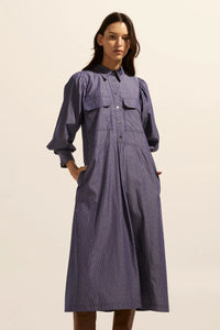 Recess Dress - Yale Stripe