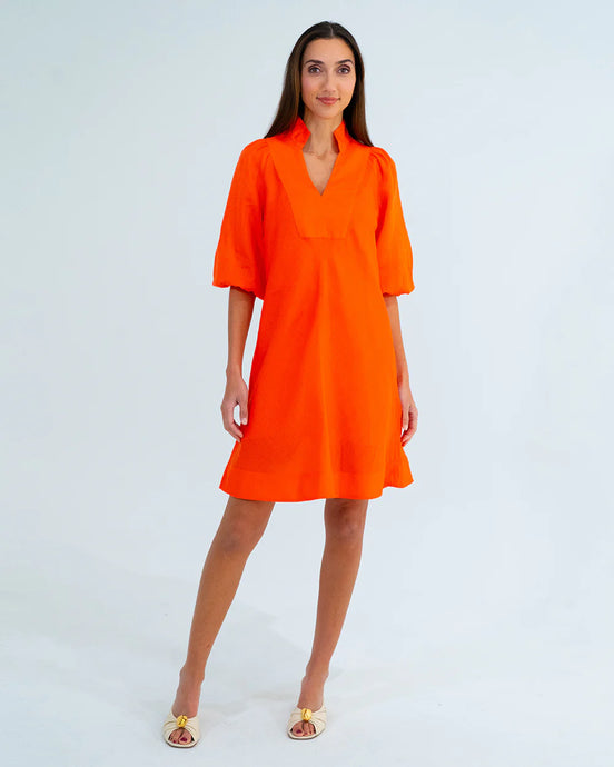 River Mini Dress - Tangerine