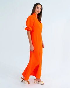 River Dress - Tangerine