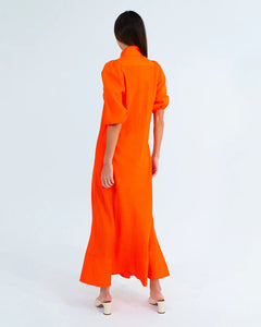 River Dress - Tangerine