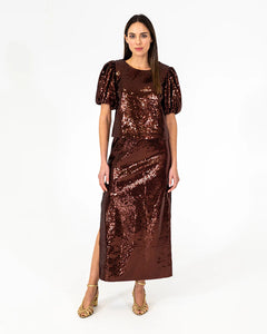 Rochelle Top - Shiraz Sequin