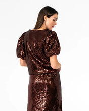Load image into Gallery viewer, Rochelle Top - Shiraz Sequin