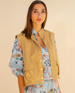 Clare Vest - Camel