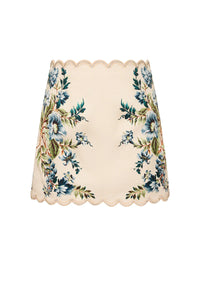 La Mar Mini Skirt - Ivory