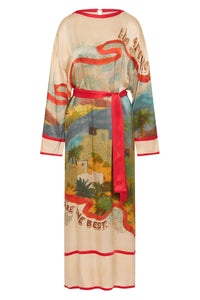 Great Escape Kaftan Dress - Coconut
